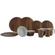 Набор туристической посуды Gimex Tableware Nature 16 Pieces 4 Person Wood (6913100)