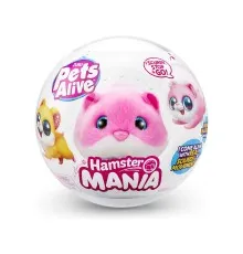 Інтерактивна іграшка Pets & Robo Alive S1 - Кумедний хом'ячок (рожевий) (9543-2)