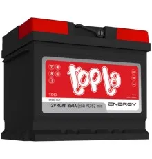 Аккумулятор автомобильный Topla 40 Ah/12V Energy Euro (108 044)