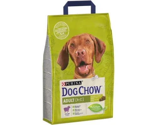 Сухой корм для собак Purina Dog Chow Adult Lamb со вкусом ягненка 2.5 кг (7613034485946)