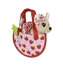 Мягкая игрушка Chi Chi Love Собачка Маленькая ягодка с сумочкой 15 см (5890147)