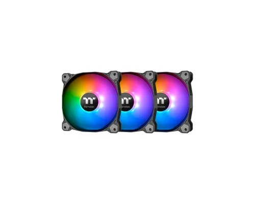 Кулер для корпуса ThermalTake Pure Plus RGB 12 Radiator Fan TT Premium Edition 3Pack/Fan/120 (CL-F063-PL12SW-A)