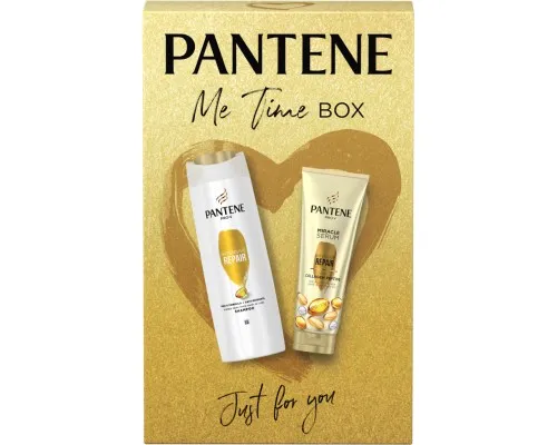 Набір косметики Pantene Інтенсивне Відновлення Шампунь 400 мл + Бальзам-ополіскувач 3-в-1 Miracle Serum 200 мл (8700216183567)