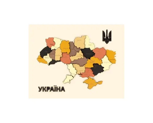 Набір для творчості Rosa Talent Мапа України 3D кольори металіки 30.5х37.5 см (4823098532521)
