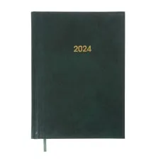 Тижневик Buromax датований 2024 BASE А5 зелений (BM.2108-04)