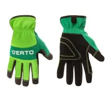 Защитные перчатки Verto синтетическая кожа, р.9, зеленый (97H121)