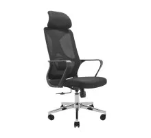 Офісне крісло Richman Монеро Хром M-1 (Tilt) Сітка чорна (ADD0003210)