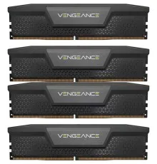 Модуль памяти для компьютера DDR5 96GB (4x24GB) 5600 MHz Vengeance Black Corsair (CMK96GX5M4B5600C40)