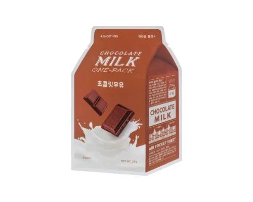 Маска для обличчя A'pieu Chocolate Milk One-Pack 21 г (8809747939879)