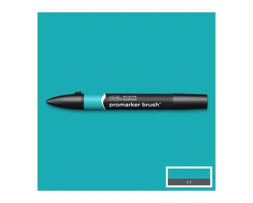 Маркер Winsor&Newton двосторонній Brushmarker, (C247) Бірюзовий (884955042564)