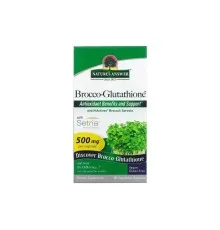 Вітамінно-мінеральний комплекс Nature's Answer Брокко-глутатион, 500 мг, Brocco-Glutathione, 60 вегетарианских ка (NTA-16030)