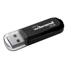 USB флеш накопитель Wibrand 32GB Marten Black USB 3.2 Gen 1 (USB 3.0) (WI3.2/MA32P10B)