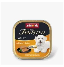Консервы для собак Animonda Vom Feinsten gourme Adult with Chicken + liver 150 г (4017721823302)