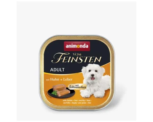 Консервы для собак Animonda Vom Feinsten gourme Adult with Chicken + liver 150 г (4017721823302)