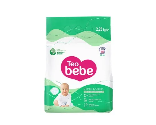 Пральний порошок Teo bebe Gentle & Clean Aloe 2.25 кг (3800024048456)