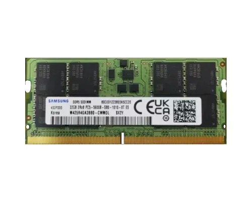 Модуль пам'яті для ноутбука SoDIMM DDR5 32GB 5600 MHz Samsung (M425R4GA3BB0-CWM)