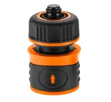 Конектор для шланга Neo Tools для шланга 1/2", з аквастопом, двокомпонентний (15-721)