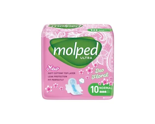 Гігієнічні прокладки Molped Ultra Normal 4 краплі 10 шт. (8690536837588)