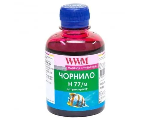 Чорнило WWM HP №177 85 Magenta 200ml (H77/M)