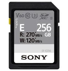 Карта памяти Sony 256GB SDXC class 10 UHS-II U3 V60 (SFE256.ET4)