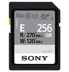 Карта пам'яті Sony 256GB SDXC class 10 UHS-II U3 V60 (SFE256.ET4)