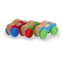 Розвиваюча іграшка Melissa&Doug Автомобильная пирамидка (MD4051)