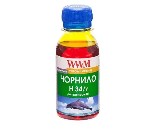 Чернила WWM HP № 22/134/136 100г Yellow (H34/Y-2)