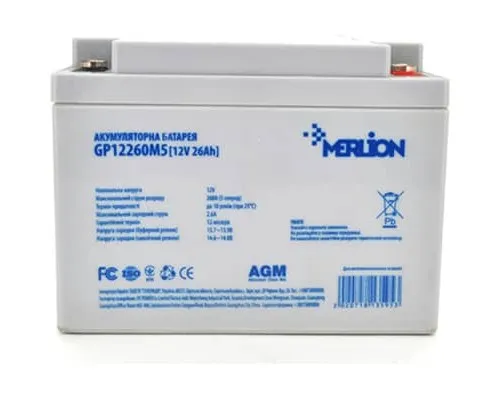 Батарея до ДБЖ Merlion 12V-26Ah (GP12260M5)