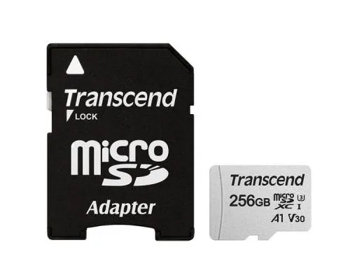 Карта памяті Transcend 256GB microSDXC class 10 UHS-I (TS256GUSD300S-A)