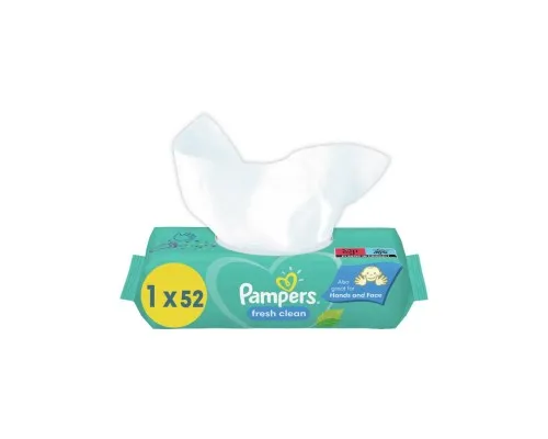 Детские влажные салфетки Pampers Fresh Clean 52 шт (8001841041360)