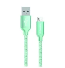 Дата кабель USB 2.0 AM to Micro 5P 1.0m mint ColorWay (CW-CBUM002-MT)