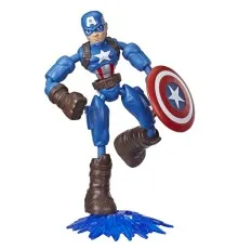 Фігурка для геймерів Hasbro Avengers Bend and flex Капітан Америка (E7377_E7869)