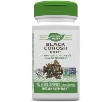 Травы Nature's Way Клопогон, 540 мг, Black Cohosh, 100 вегетарианских капсул (NWY-10500)