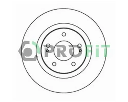 Гальмівний диск Profit 5010-2017