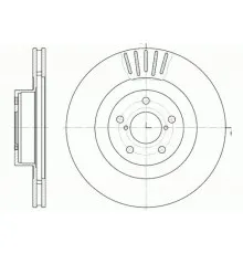 Гальмівний диск REMSA 6816.10