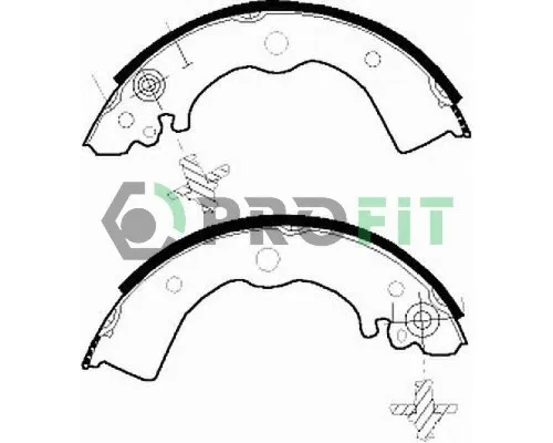 Гальмівні колодки Profit 5001-0412