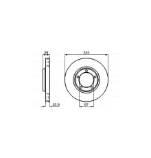 Гальмівний диск Bosch 0 986 478 714