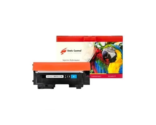 Картридж Static Control HP W2071A (117A) cyan Parrot (002-01-S2071APB)