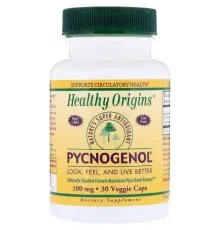 Травы Healthy Origins Пикногенол, Pycnogenol, 100 мг, 30 капсул (HO41371)