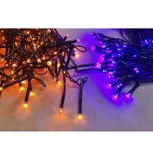 Гірлянда YES! Fun 100 LED, помаранч.+фіолет. 5м, 8 режимів (801178)