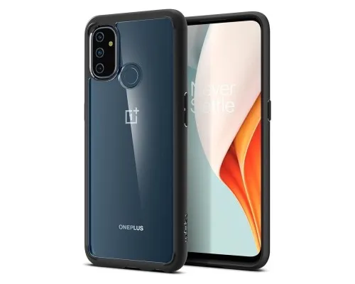 Чохол до мобільного телефона Spigen Oneplus Nord N100 Ultra Hybrid, Matte Black (ACS02603)