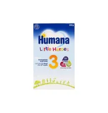 Дитяча суміш Humana Little Heroes 3 молочна з пребіотиками-галактоолігосахаридам (4031244705167)
