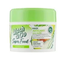 Маска для волос Wash&Go Super Food с авокадо и алоэ вера 300 мл (8008970053097)