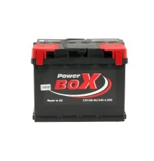 Акумулятор автомобільний PowerBox 60 Аh/12V А1 (SLF060-01)