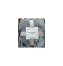 Плед Ardesto Embossed сірий, 200х220 см (ART0304EB)
