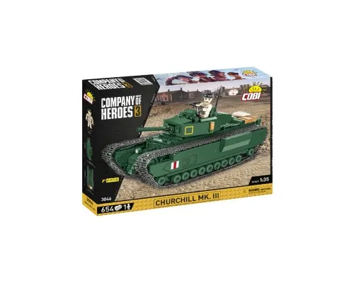 Конструктор Cobi Company of Heroes 3 Танк Mk III Черчилль, 654 деталей (COBI-3046)