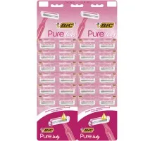Бритва Bic Pure 3 Lady Pink 24 шт. (3086123395145)