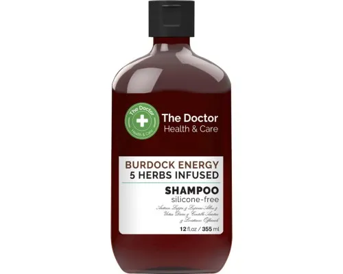 Шампунь The Doctor Health & Care Burdock Energy 5 Herbs Infused Репяхова сила 355 мл (8588006041743)