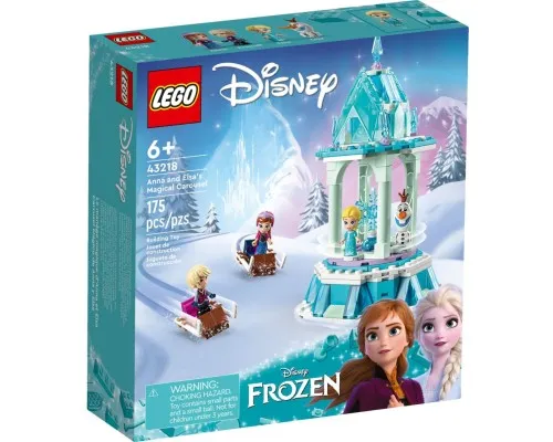 Конструктор LEGO Disney Очаровательная карусель Анны и Эльзы (43218)