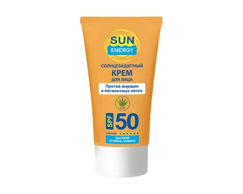 Средство от загара Sun Energy Солнцезащитный крем для лица против пигментных пятен SPF 50 30 мл (4823015928925)